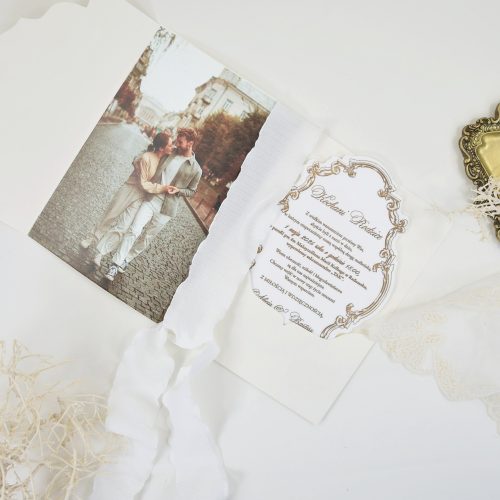 Zaproszenia dla rodziców na ślub Babie Lato  ,,Letni Blask''